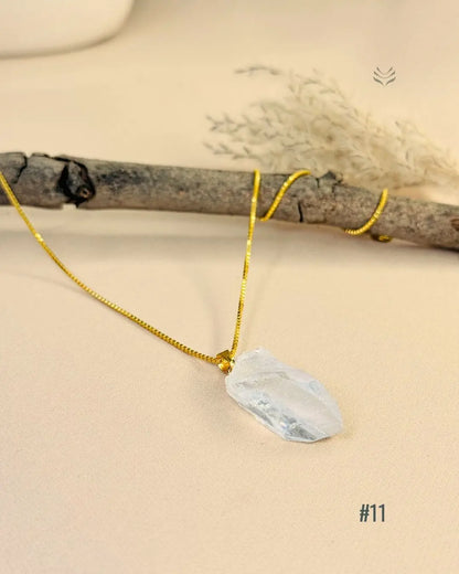Lightcoded Point of Success – Clear Quartz Pendant 
