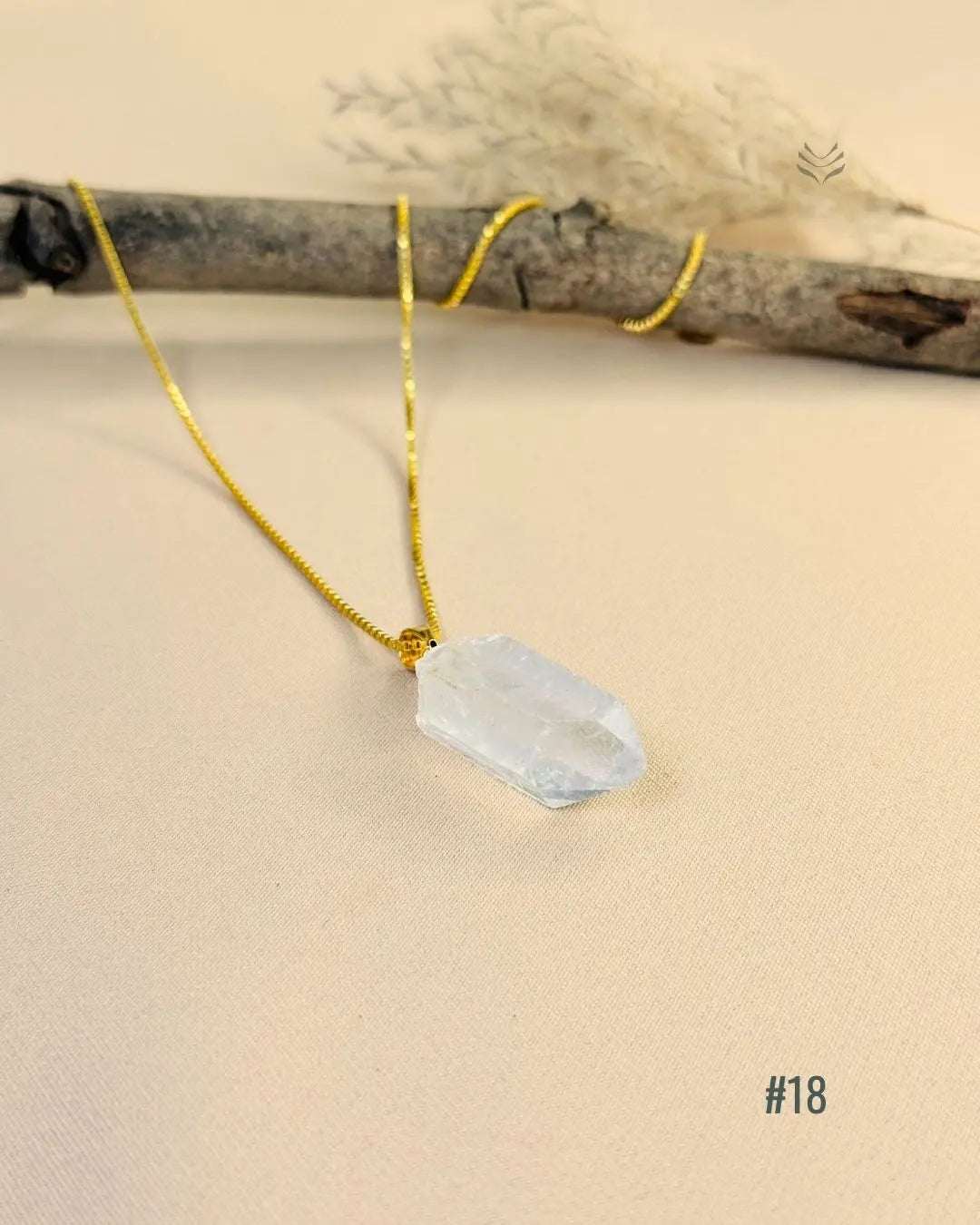 Lightcoded Point of Success – Clear Quartz Pendant 