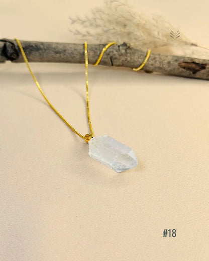 Lightcoded Point of Success – Clear Quartz Pendant 
