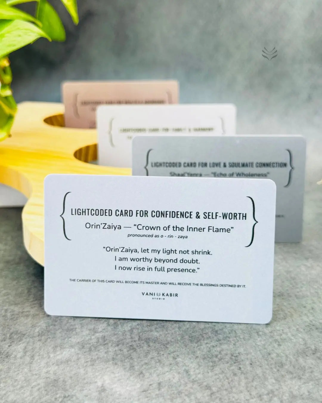 Lightcoded Prayer Card For Confidence and Self-Worth 