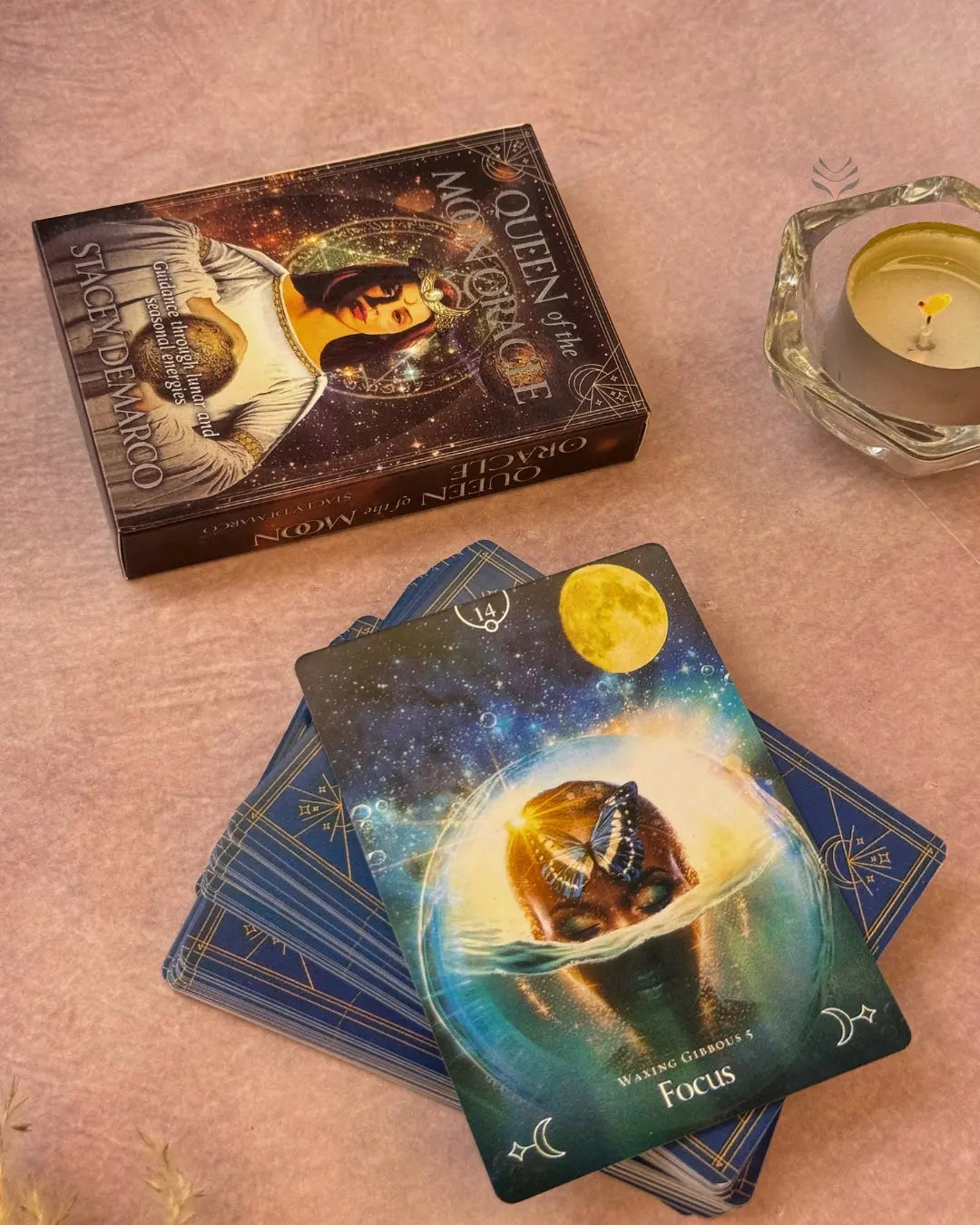 Lightcoded Queen of the Moon Card Deck 