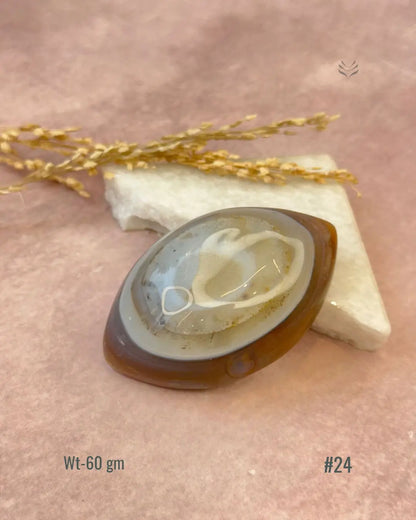 Lightcoded Sulemani Agate Evil Eye 