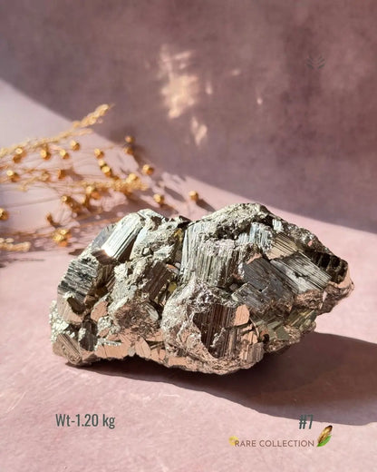 Lightcoded Wealth attractor Iron Pyrite Cluster 