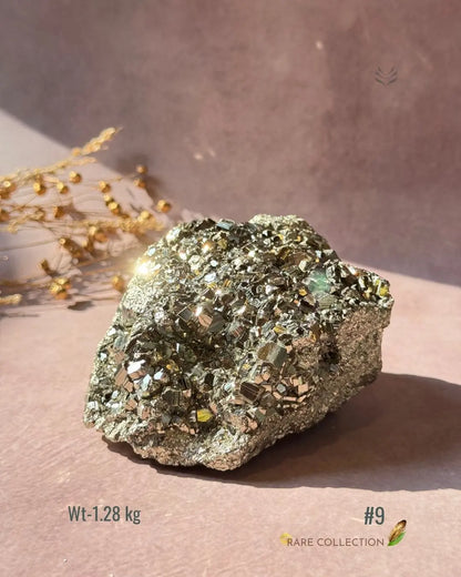 Lightcoded Wealth attractor Iron Pyrite Cluster 