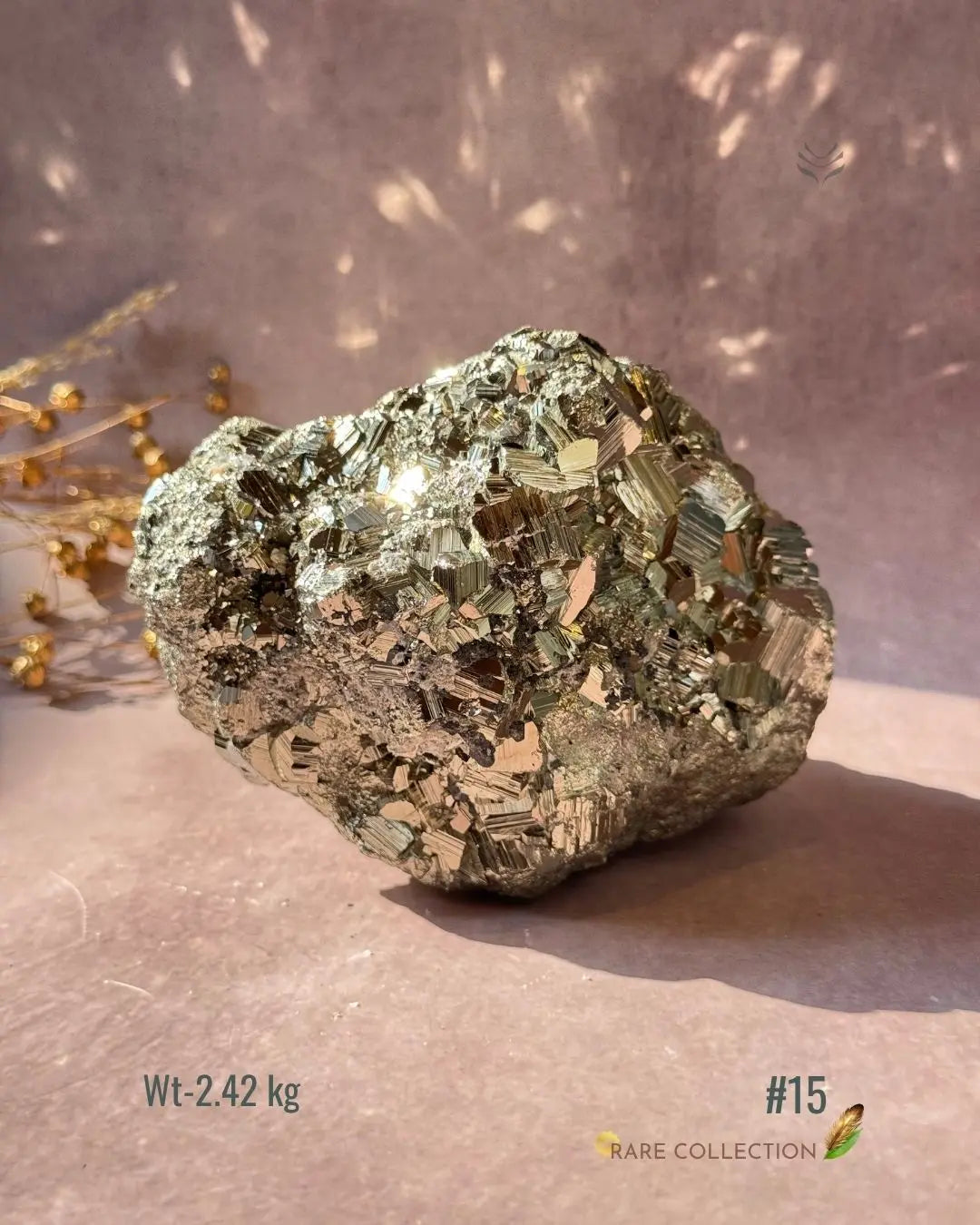 Lightcoded Wealth attractor Iron Pyrite Cluster 
