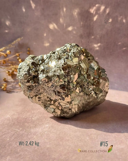 Lightcoded Wealth attractor Iron Pyrite Cluster 