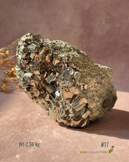 Lightcoded Wealth attractor Iron Pyrite Cluster 