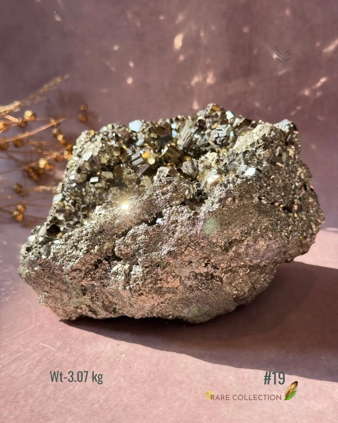 Lightcoded Wealth attractor Iron Pyrite Cluster 