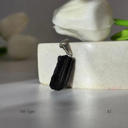 Loose Black Tourmaline Pendant  Jewellery