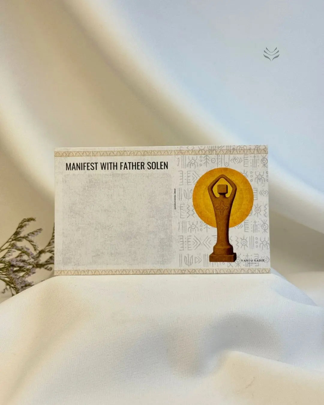 Manifest with Father Solen Cheque 
