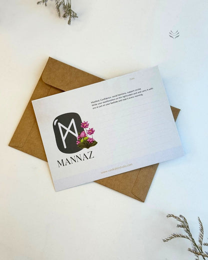 Mannaz- For Dreams of your Past Life (Rune Manifestation Cards) 