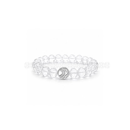 Master Manifestor Tumble Cut Clear Quartz Bracelet 