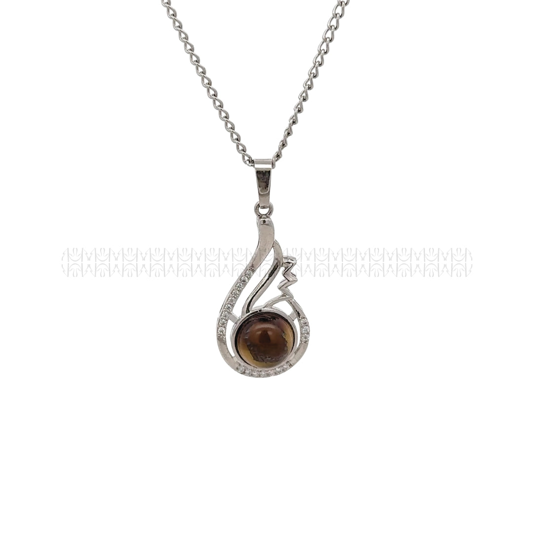 Messenger Tear Drop Pendant 
