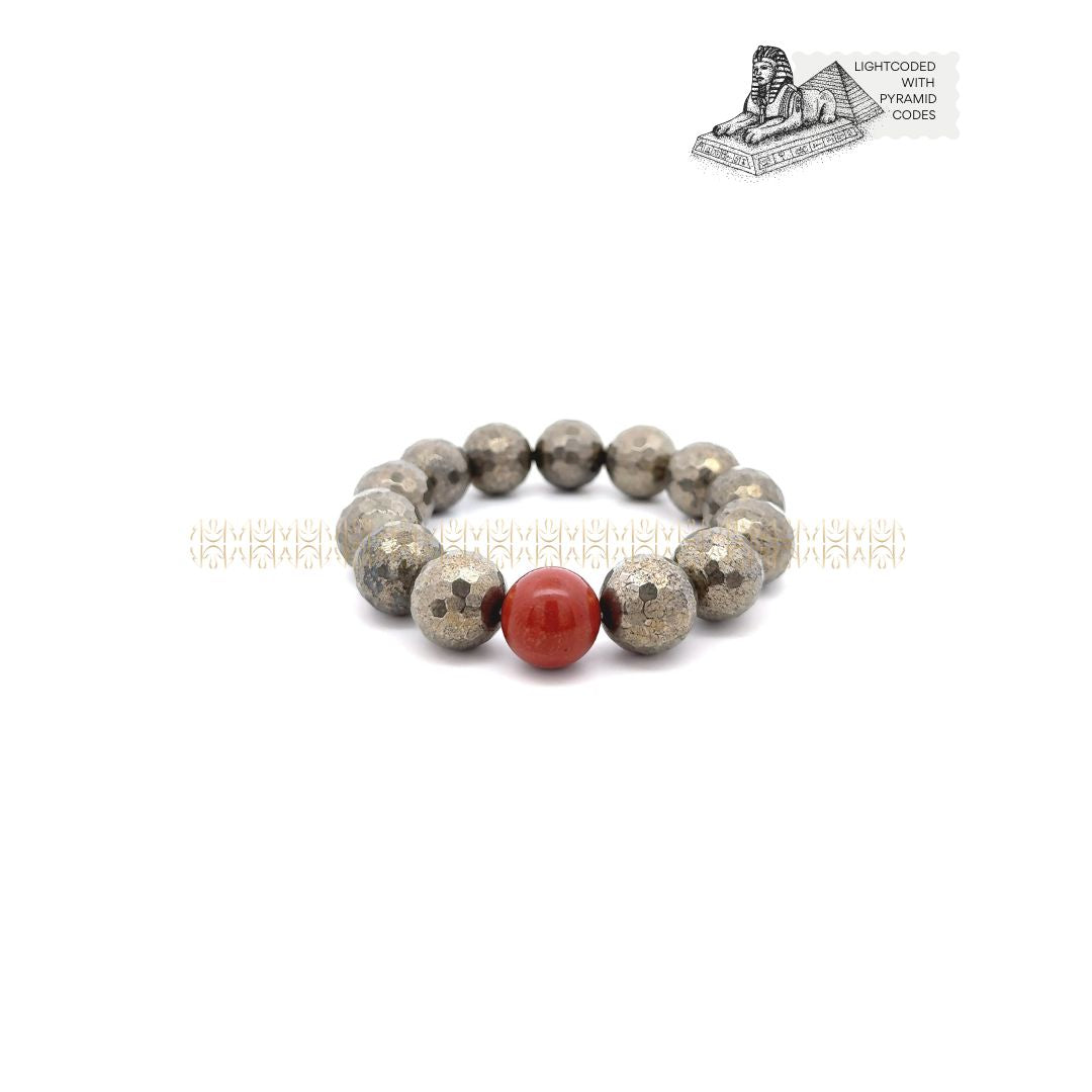 Money Maker Iron Pyrite Bracelet 16mm 