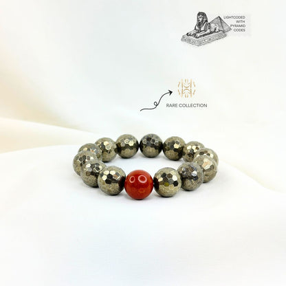 Money Maker Iron Pyrite Bracelet 16mm 