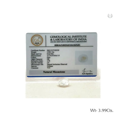Moonstone - 3.99 Ct  Gemstones