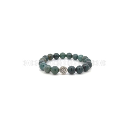 Mother Earth Moss Agate  Bracelet 