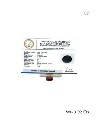 Mozambique Garnet - 3.92 Ct 