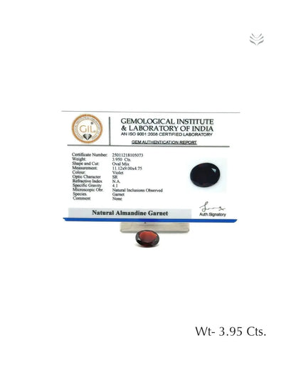 Mozambique Garnet - 3.95 Ct 