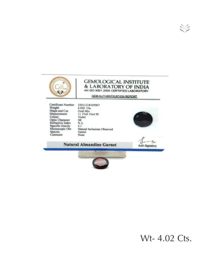 Mozambique Garnet - 4.02 Ct 