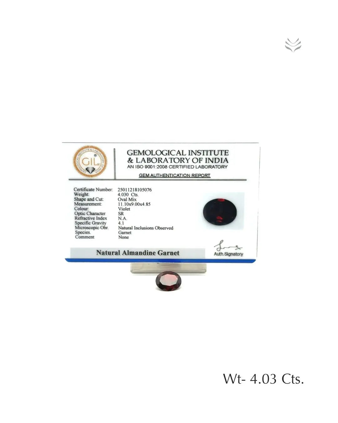 Mozambique Garnet - 4.03 Ct 