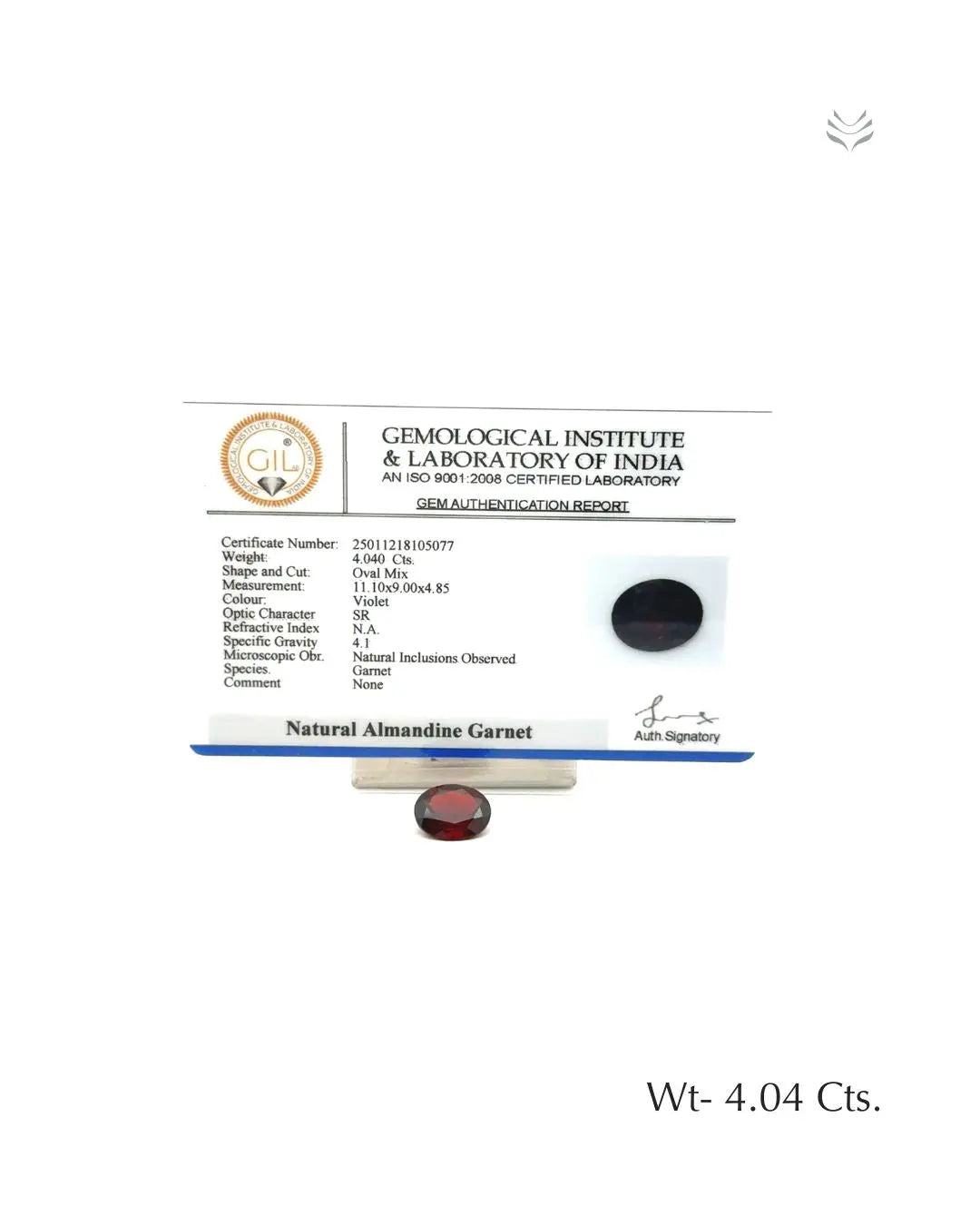 Mozambique Garnet - 4.04 Ct 