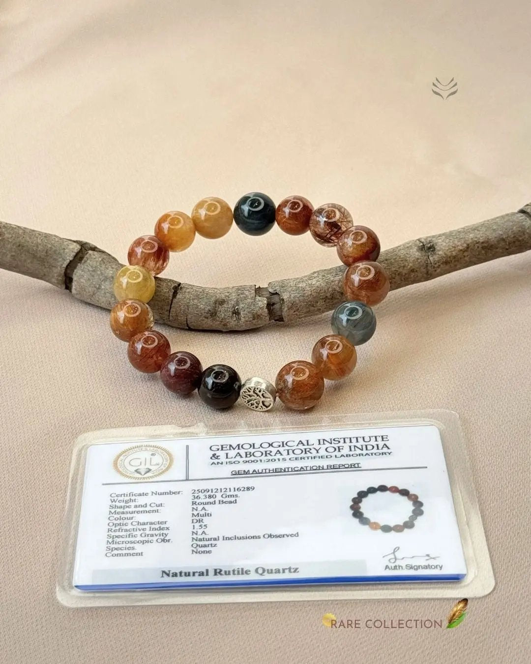 Multi-Rutilated Quartz Bracelet 