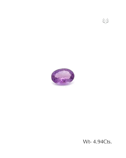 Natural Amethyst - 4.94 Ct  Gemstones