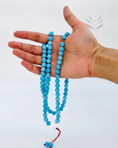 Healing Natural Turquoise Mala 108 Beads