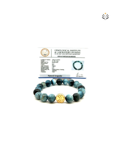Blue Aragonite Bracelet 