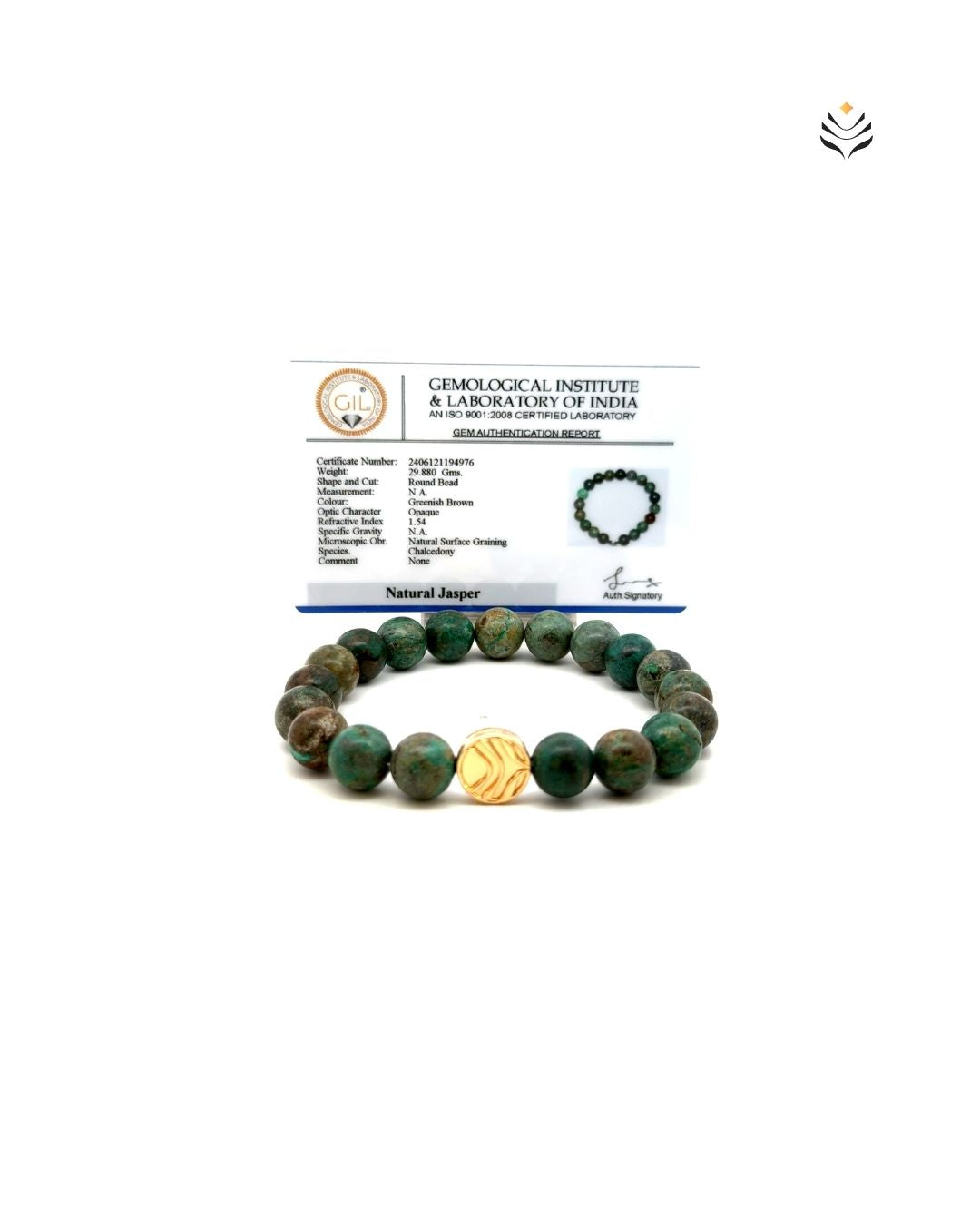 Phoenix Jasper Bracelet 