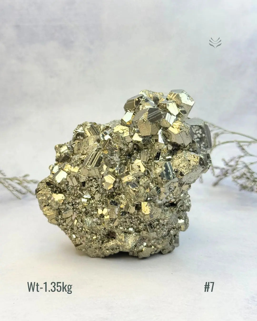 New Wealth attractor Iron Pyrite Cluster  Crystal