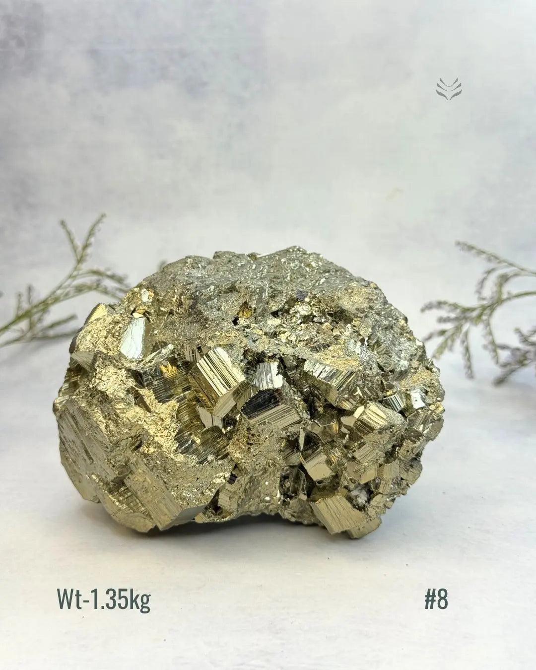 New Wealth attractor Iron Pyrite Cluster  Crystal