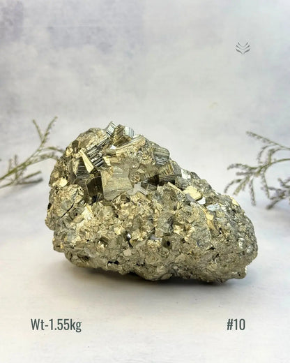 New Wealth attractor Iron Pyrite Cluster  Crystal