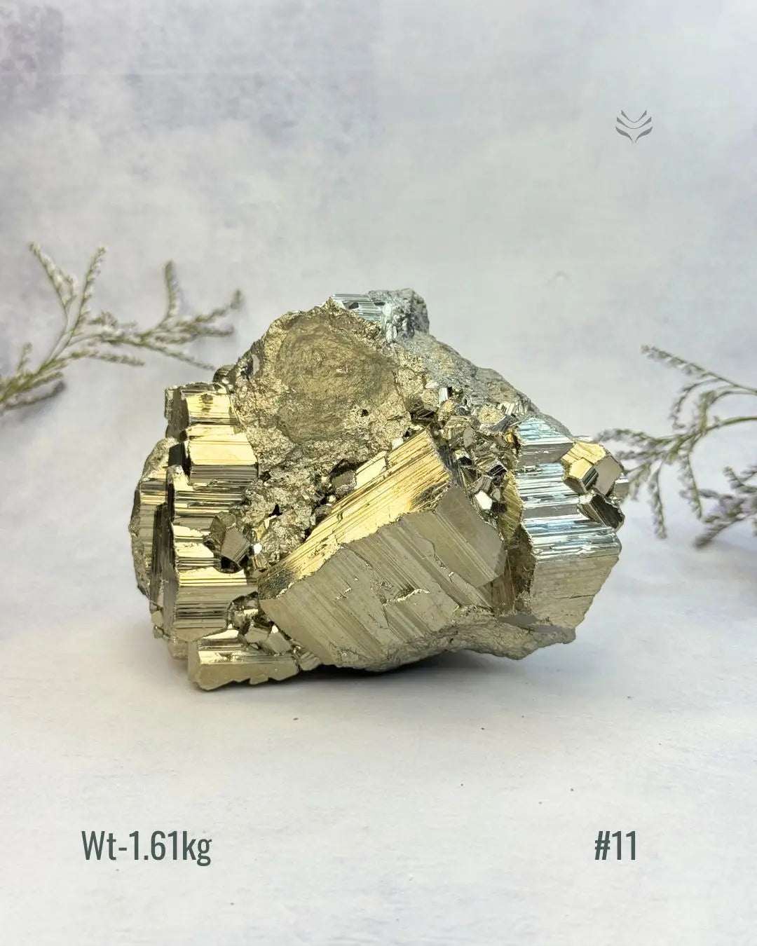 New Wealth attractor Iron Pyrite Cluster  Crystal