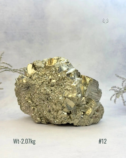 New Wealth attractor Iron Pyrite Cluster  Crystal