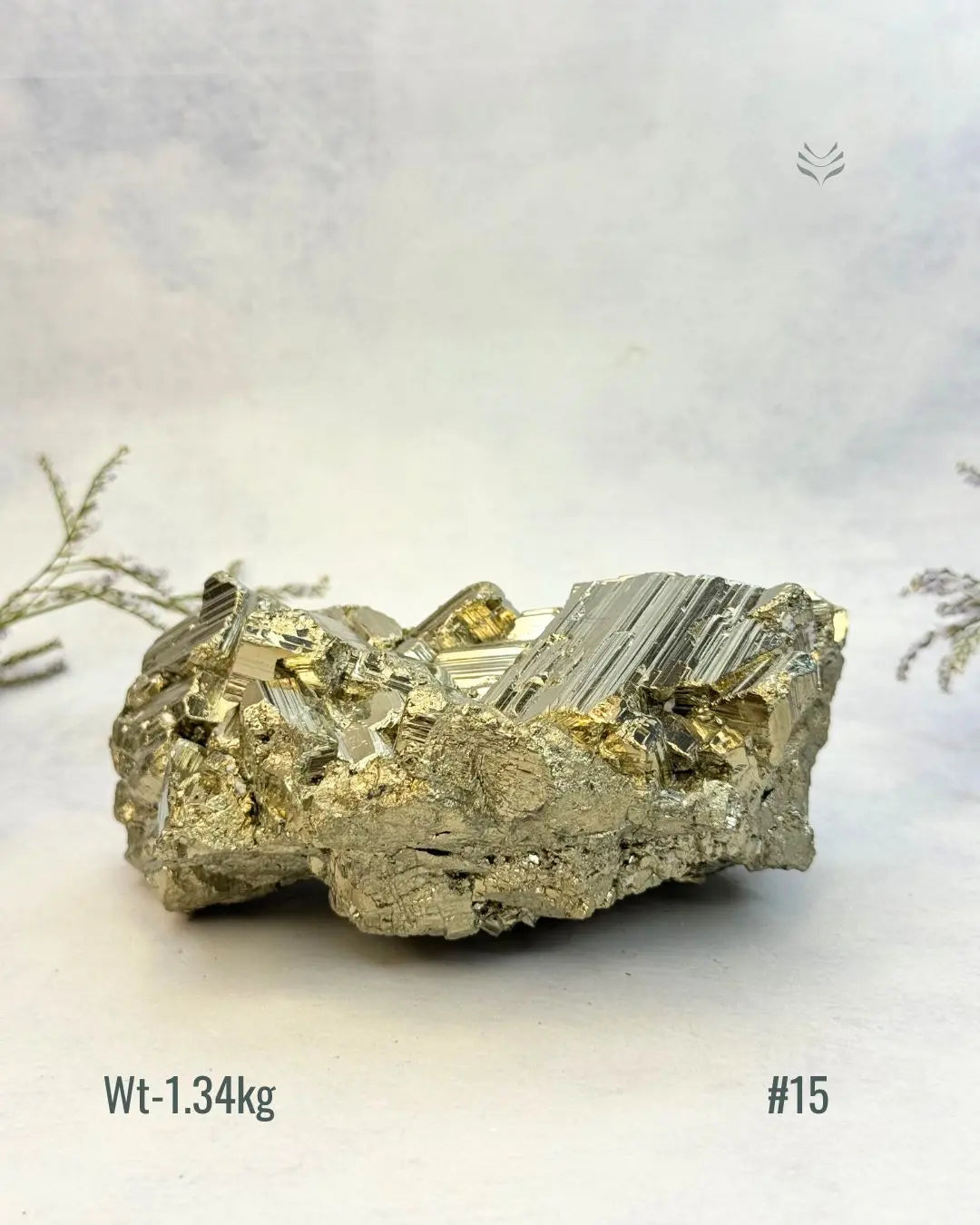 New Wealth attractor Iron Pyrite Cluster  Crystal