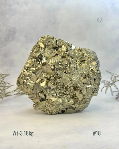 New Wealth attractor Iron Pyrite Cluster  Crystal