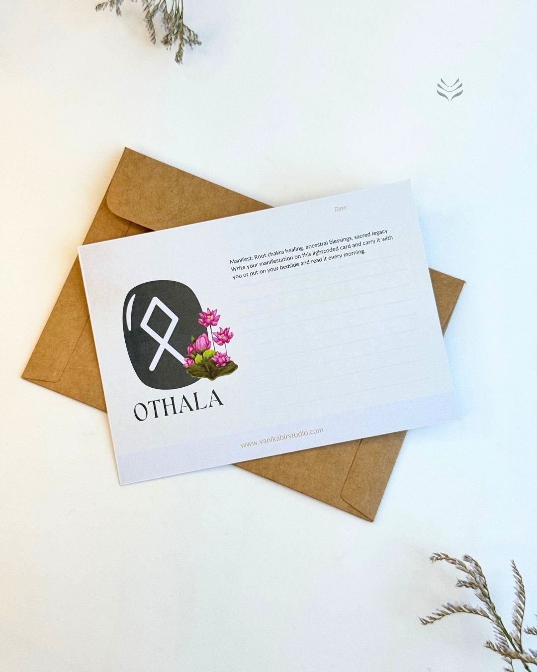 Othala- For Family Bliss (Rune Manifestation Card) 
