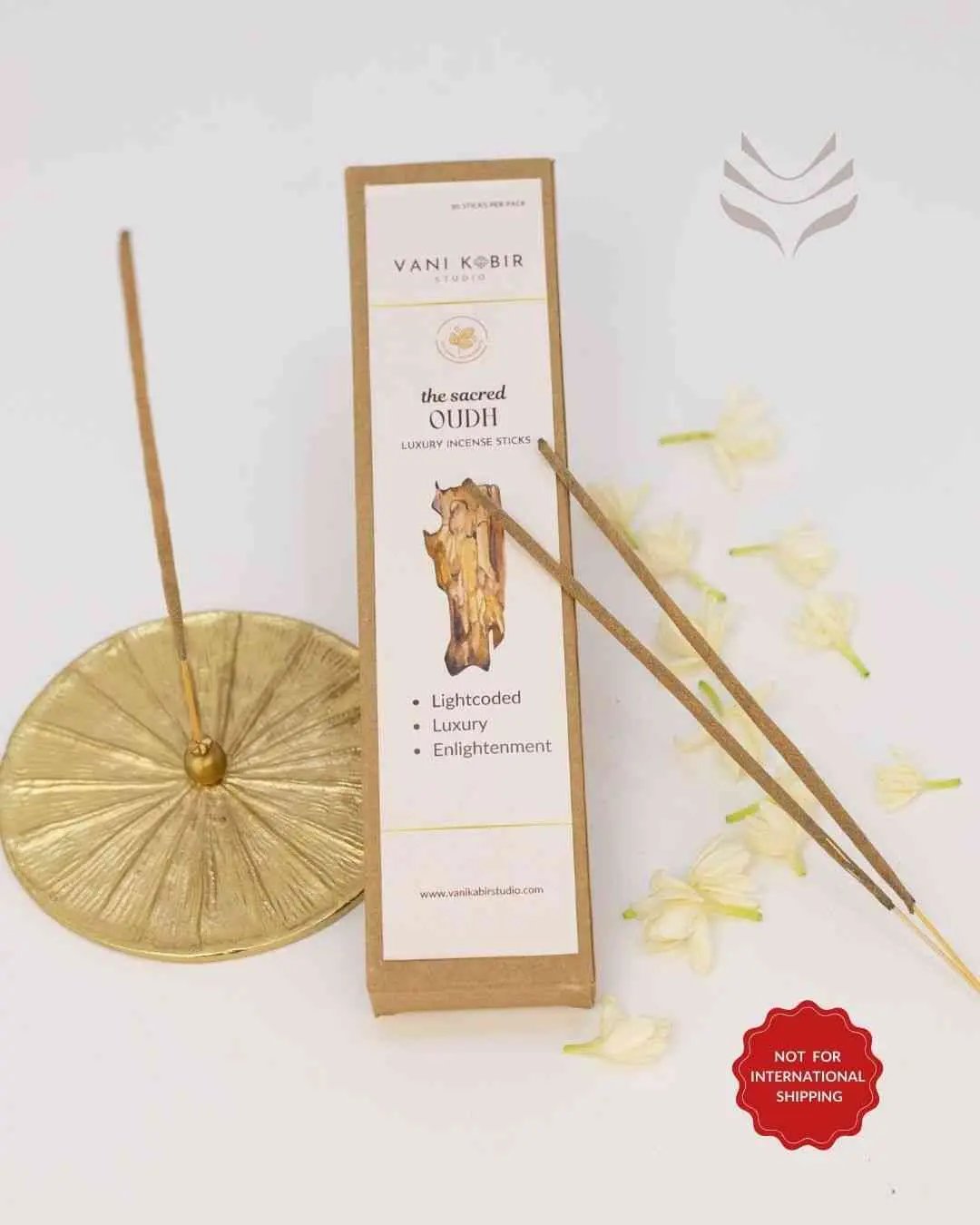 Light-Coded Oudh Luxury Incense Sticks with stand