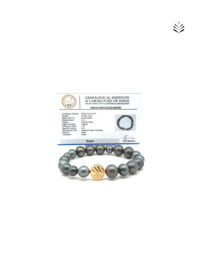 Lightcoded Black Pearl Bracelet
