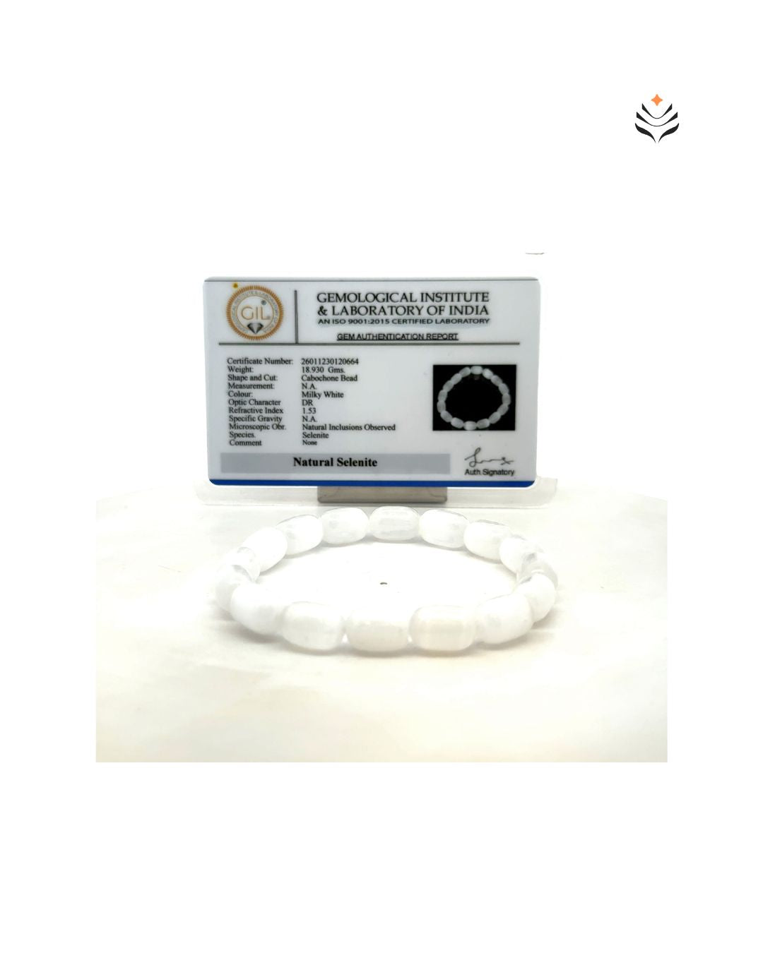Peruvian Selenite Bracelet 