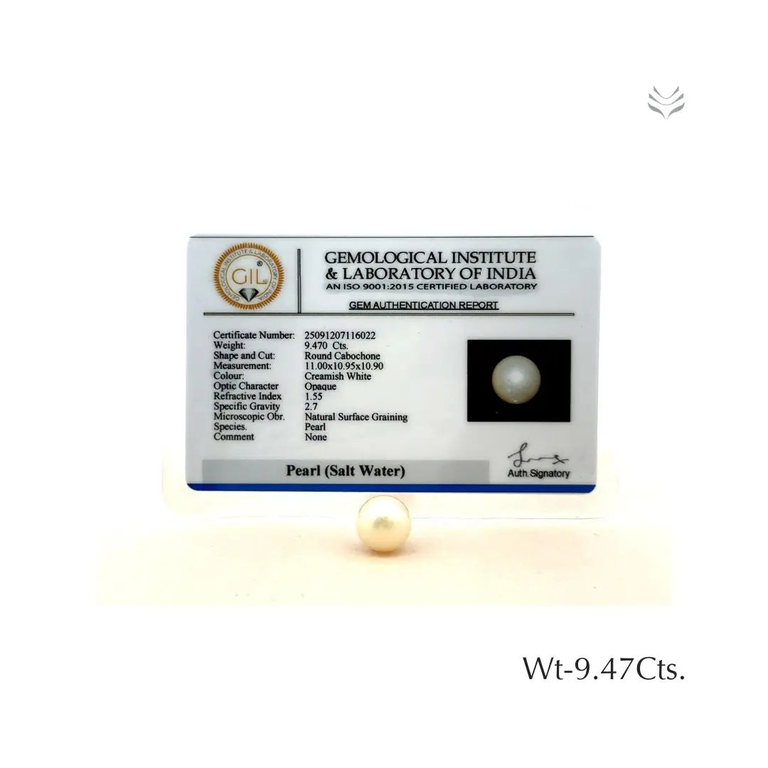 Pearl - 9.47 Ct  Gemstones