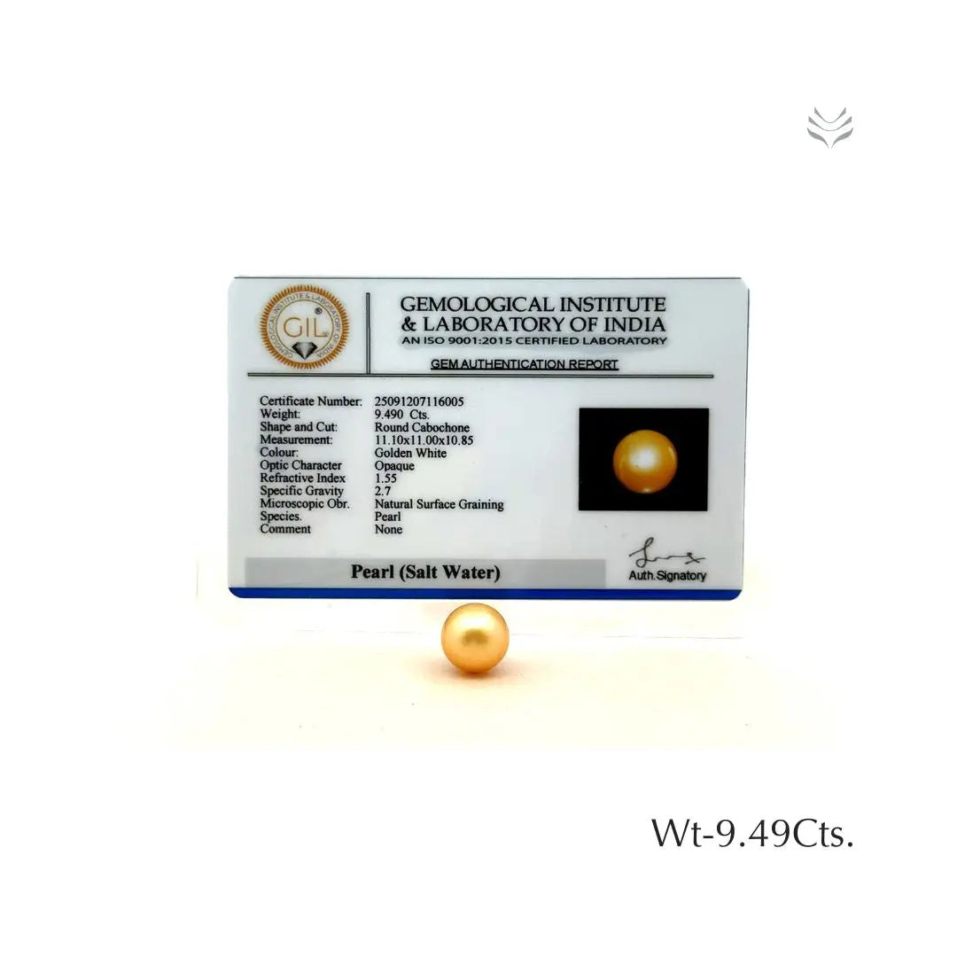 Pearl - 9.49 Ct  Gemstones
