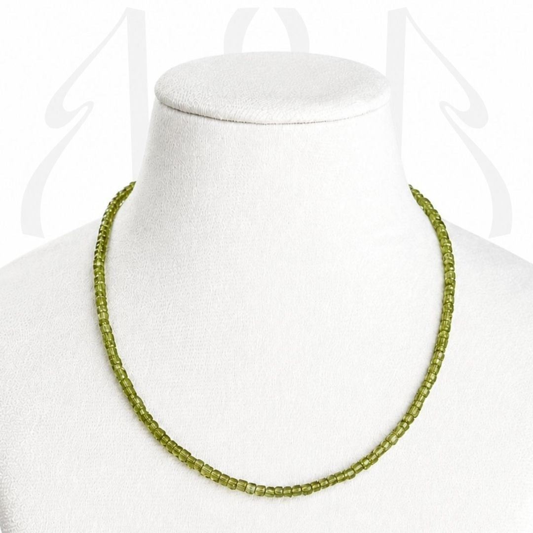Peridot Silver Gem Cut Torana 