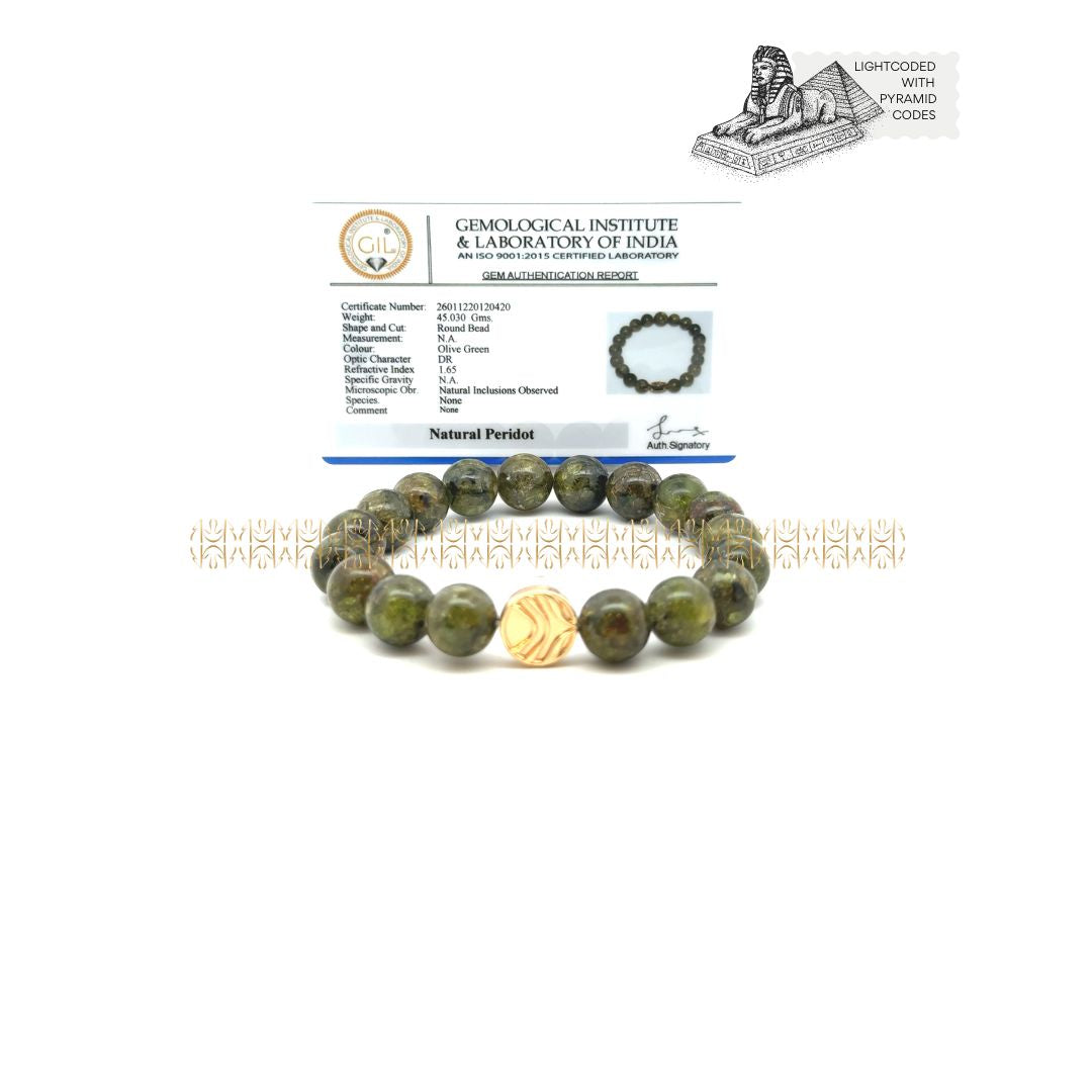 Rock Bottom Savior Peridot Bracelet 