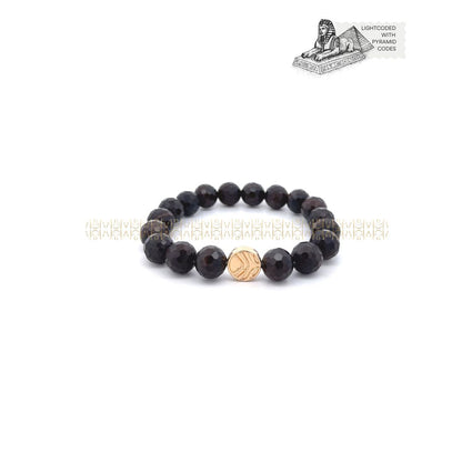 Ancient Blockage Remover Petrified Wood Bracelet 