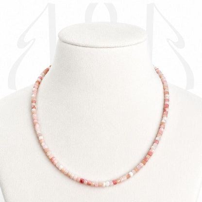 Pink Opal Silver Gem Cut Torana 
