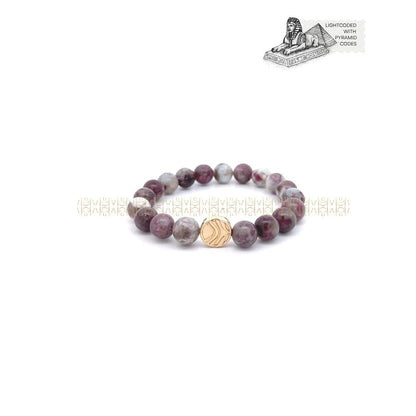 Protect Your Love Pink Tourmaline Bracelet 