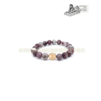 Protect Your Love Pink Tourmaline Bracelet 
